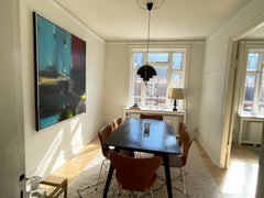 My apartment on fourth floor is 79 m2 and divided in one bedroom, a dining room, Copenhagen, Denmark Charming, perfect-placed 3 room flat. Entire rental unit vacation rental 15093315