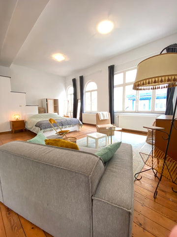 Beautiful 75m² loft, renovated and equipped in 2020. Located centrally, close to Brussels, Belgium Charming & quiet loft (back house) in Saint-Gilles Entire rental unit vacation rental 42962681