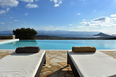 Villa Oliviers is a home right out of the pages of Elle Deco, according to one o Athens, Greece Deluxe Villa - Infinity Pool & Helipad Cycladic home vacation rental 13013077