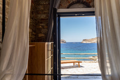 Notus consists of a master bedroom featuring a traditional queen bed with canopi Virginia, United States Villa Perraki - Notus Entire villa vacation rental 18886074