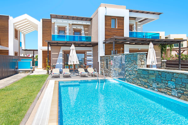 Villa Ariti of 139m2 can accommodate maximum 6 adults and 1 infant. This beautif Rhodes, Greece Horizon Line Villas - Villa Ariti - Beachfront Entire villa vacation rental 5485479