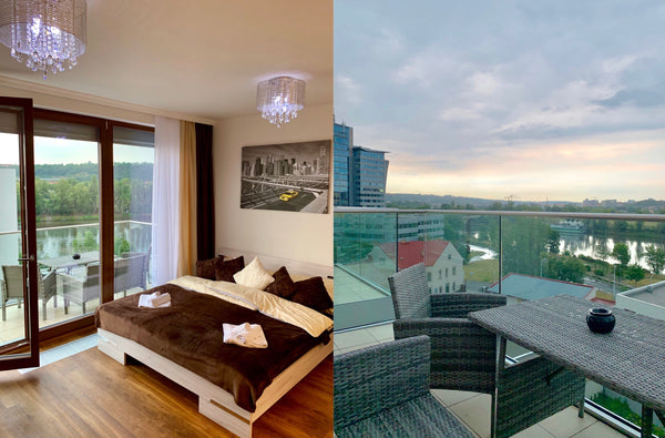 Our luxury flat is near from the center ( 12 minutes by tram ) tram station is 1  New Luxury Flat with cool view from Balcony AIRCON Entire rental unit vacation rental 37380854
