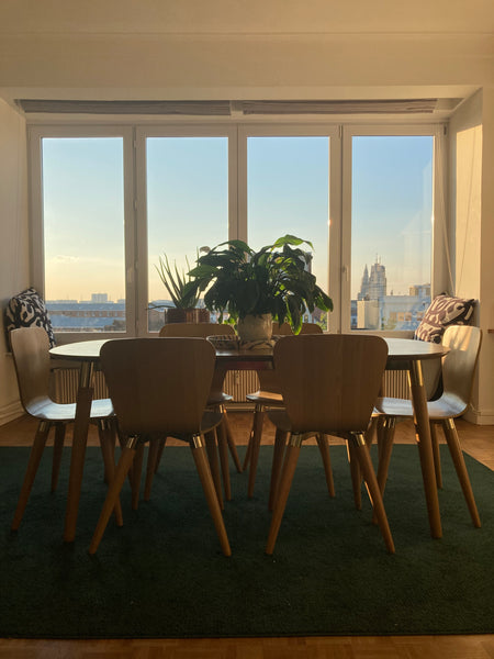 Enjoy both the tranquility and the bustling city.<br /><br />Centrally located i Antwerp, Belgium Spacy city view apartment with a terrace Entire condo vacation rental 640561004546163746