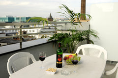Modern, air-conditioned apartment with LCD TV and free Wi-Fi. Kitchen is equippe Prague, Czechia Top floor City center Apartment with Balcony Entire rental unit vacation rental 28100352