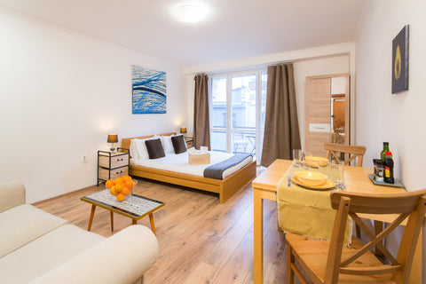 Apartment is in 4th Floor facing to courtyard. Located in a street 400 metres fr Prague, Czechia Quaint Singular Apartment in City Center Entire rental unit vacation rental 30170240