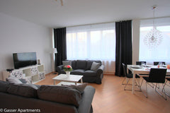 Apartment Karlskirche 3 is a modern maisonette-loft with roof-deck and is locate Vienna, Austria Apartment Karlskirche 3 Entire rental unit vacation rental 30084930