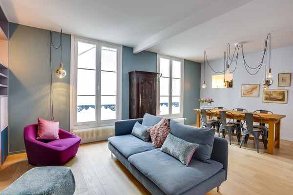 Plein coeur du Marais,  immeuble du 18ème siècle. Magnifique appartement spacieu Paris, France Design Marais 2 bdr apt, ideal 2 adults + 2 child Entire rental unit vacation rental 22491275