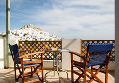 Focusing in the magic view of Astypalea's Castle and deep blue, in this room you Kalimnos, Greece Comfortable Room in Chora with Spectacular View Entire place vacation rental 18304188