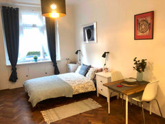 This stylish studio is located in very trendy and popular Bubeneč area close to  Prague, Czechia Cozy studio in Bubeneč Entire rental unit vacation rental 40934096