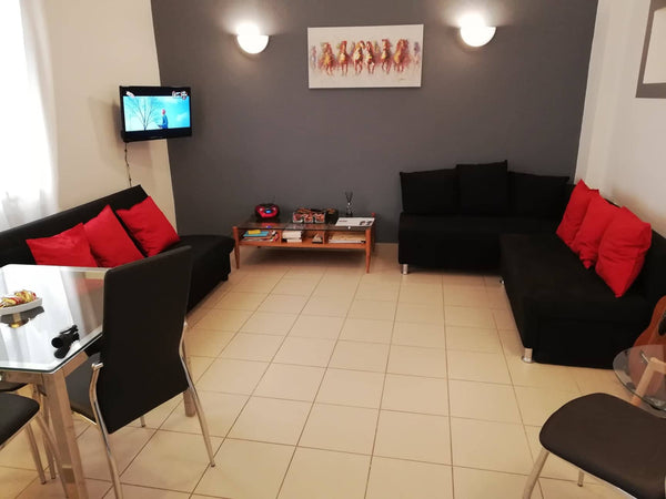 The private entrance cozy flat is a comfortable apartment. The kitchen is large  Greece Private entrance cozy flat Entire rental unit vacation rental 36816636