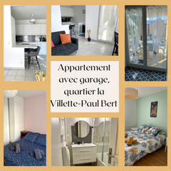 Situé à proximité, 15 minutes à pied : de la Gare Part Dieu, du départ du RhôneE  Appartement en résidence sécurisée avec garage Entire condo vacation rental 644982666009564840