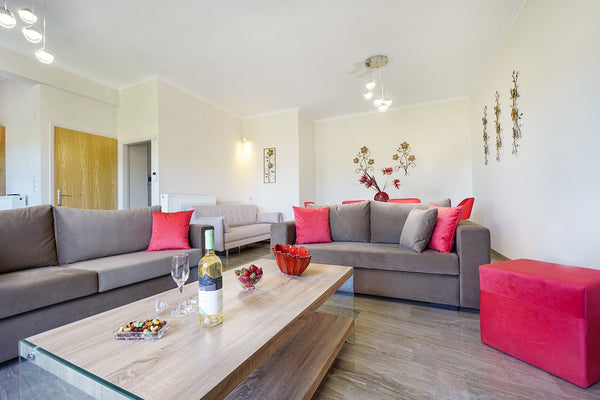 Anthos Village is a first floor 3-bedroom Apartment with nature views in the pea Chania, Greece Anthos Village, 3 BD, 2 BA, peaceful Entire rental unit vacation rental 31632735