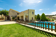 Villa Satra is approved by Greek Tourism Organisation & managed by "etouri vacat Rethimnon, Greece Villa Satra, Fenced Pool and Amazing Gardens! Entire villa vacation rental 2646579