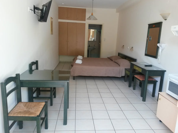 The economy studios are 30M² each situated on the ground level of the hotel feat Rethimnon, Greece Comfort-Economy-Studio with Terrace Entire rental unit vacation rental 29064517