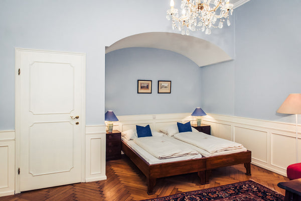 facing the side street, 1st floor<br /><br />Living / sleeping room<br />    air Vienna, Austria Johannes Strauss Apartment Entire rental unit vacation rental 22238341