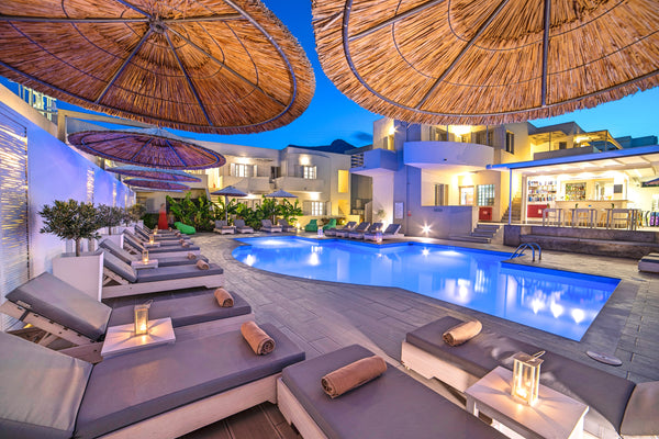 Featuring soft tones and modern style furnishings, all air-conditioned units at  Elounda, Greece Elounda Garden Suites - Family Suite Room in boutique hotel vacation rental 10830679