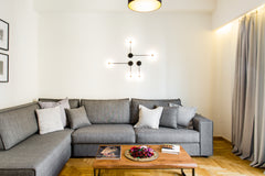 Wake up refreshed in the sanctuary-like bedroom with its stylish, canopied four- Marbella, Andalusia, Spain Powder-pink City Vistas from the Balcony at a Minimal Haven Entire rental unit vacation rental 27714694