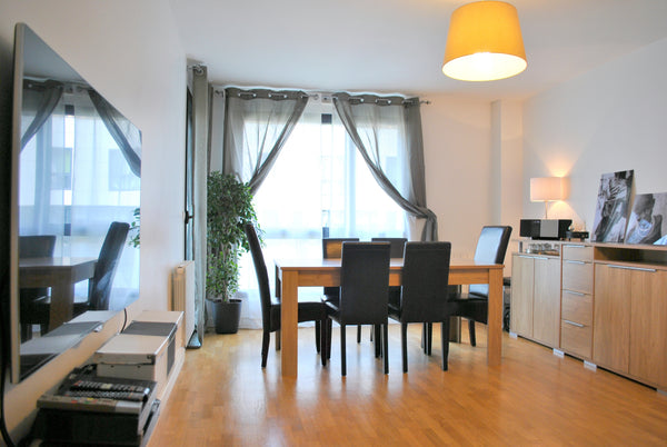Our 73 SM (786 SF) features, large windows, balcony that shows on the residence  Paris, France Cozy 2 beds & 1 lounge Eiffel Tower Entire rental unit vacation rental 6543718