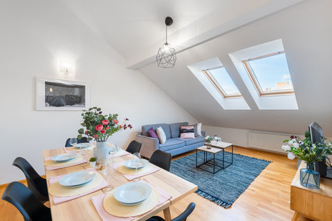 Beautiful, newly renovated and super clean apartment in amazing location. Just n Prague, Czechia Chic & Sunny 2BDR ATTIC in CENTRE Entire rental unit vacation rental 31006830