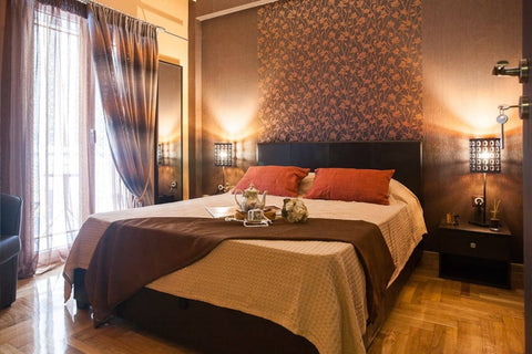 A fast Wi-Fi beautiful  Airbnb apartment to rent in Athens for independent trave Athens, Greece Luxury Gold-Blue Acropolis Apartment near Metro Entire rental unit vacation rental 20547966