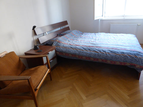A comfy double bed in my spare room. Private bathroom. Free coffee. Kitchen for  Prague, Czechia Bright, comfy room  in calm flat Private room in rental unit vacation rental 7356783
