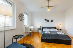 New and stylish apartment with nice view and all the necessary equipment for a c  New with a View - Modern Studio Entire condo vacation rental 49479286