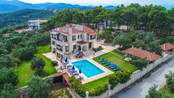 Ermis-Armon Estate is a combination of two luxury villas located in Polemarchi v Chania, Greece Ermis-Armon Estate in Chania Crete by UniqueVillas Entire villa vacation rental 29046195
