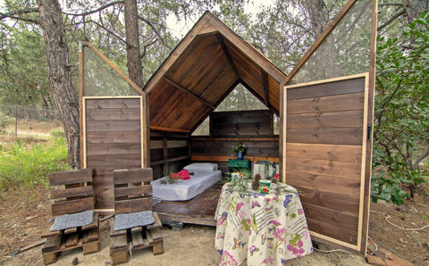 Are you looking for a serene, peaceful home in a pine tree forest? Do you enjoy  Rhodes, Greece Wooden Hut Private room vacation rental 24273024