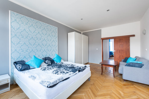 Very bright and stylish newly-furnished one bedroom apartment. Free luggage room Prague, Czechia Bright apartment few steps from centre Entire rental unit vacation rental 25043880