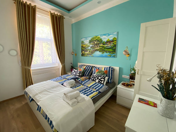 One bedroom apartment with a folding sofa for 4 people close (10 min) to the cit Prague, Czechia Fully furnished apartment n.2 with free parking Entire rental unit vacation rental 46557796