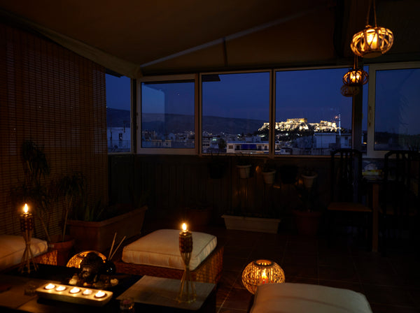Sleep by staring at eternity, a stunning view of the Acropolis-Parthenon and the Athens, Attica, Greece Acropolis Amazing View for4 @ 500m metro Thisio Entire rental unit vacation rental 43574852