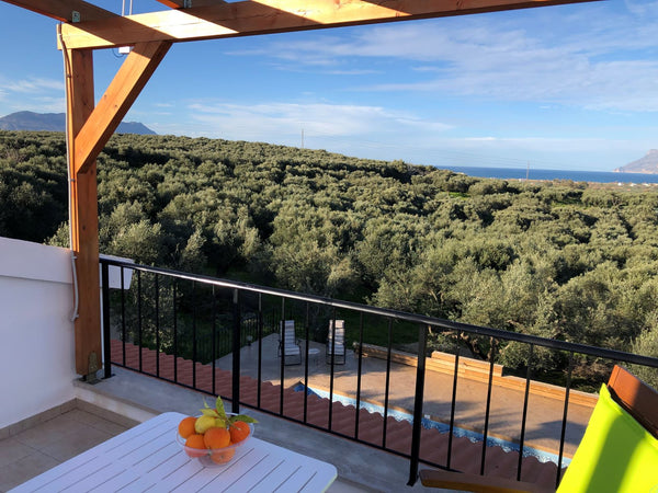 Hello! We are a retired Canadian/British couple with a completely private attach Kaloudiana, Greece Kourthiana Country Villa Entire guest suite vacation rental 31276283