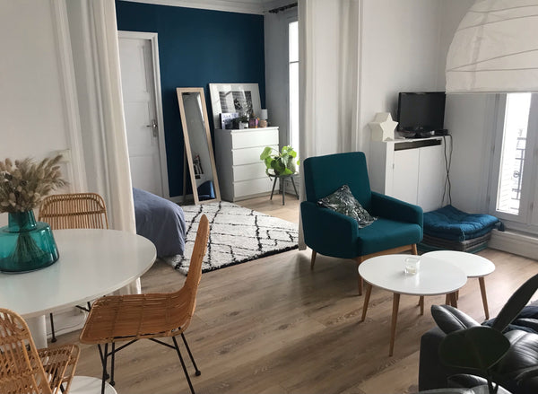 Appartement chaleureux et calme (vue sur cour) de 45 m2 situé au sud des Batigno Paris, France Appartement chaleureux au sud des Batignolles Entire rental unit vacation rental 30173462