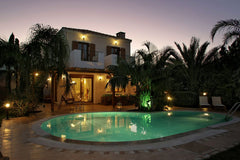 These stunning holiday villas with heated private pools and paradise gardens are Heraklion, Greece Pandora luxury Villas Crete with heated Pool Entire home vacation rental 2401259