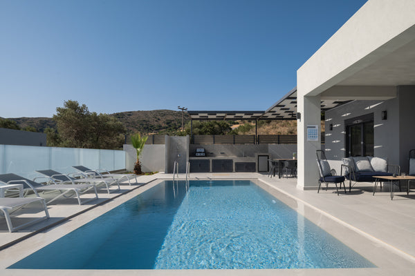 Alongside the word 'sublime' in the dictionary, a picture of Eloides Villas woul Greece Eolides Villa III, Quite Idyll of Rural Bliss Entire villa vacation rental 670123882202389472