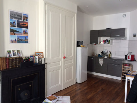 Appartement ancien complètement restauré avec beaucoup de goût : cuisine équipée Lyon, France Appartement Lyon Jean Macé Entire rental unit vacation rental 11000225