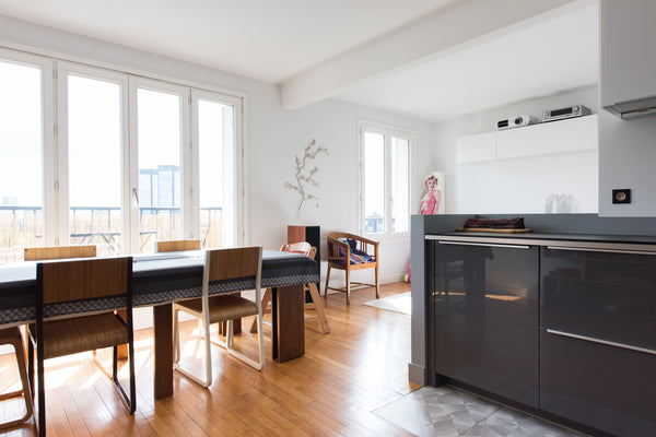 Vaste appartement lumineux, 5 pièces, 4 chambres dont une avec lit-bébé, canapé  Paris, France Appartement lumineux Paris 20 Entire rental unit vacation rental 7261195