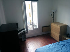 I offer you an ample room in the 20th district of Paris. It’s a 12 m2 room with  Paris, France  Private room in rental unit vacation rental 6675793