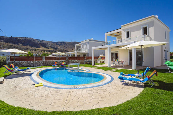 A cluster of modern luxury 3 bedroom villas less than a 5 minute walk to Lardos  Lardos, Greece A Stylish Beach Villa south of Lindos Heated pool Entire villa vacation rental 45781159