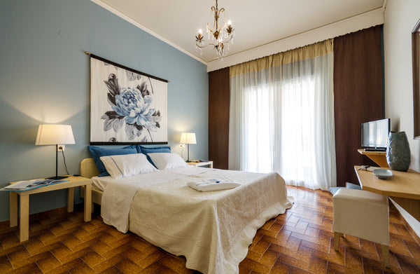 A comfortable apartment in south Crete in Greece with fabrics from Designer Guil Heraklion, Greece Nautilus Boutique Apartment Entire rental unit vacation rental 3310241