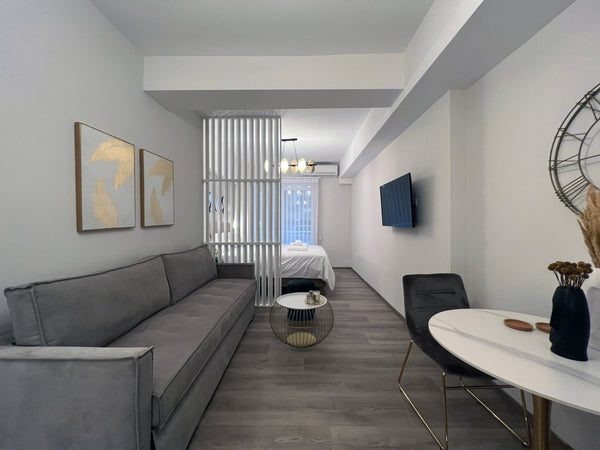 Our stylishly appointed suites are situated on Syggrou Street in Thessaloniki's  Thessaloniki, Greece Origami suites: Deluxe suite Entire serviced apartment vacation rental 676513614000411062