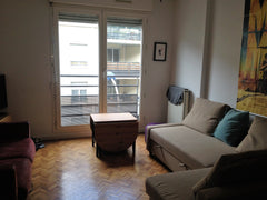 Quartier central, rue très calme, à 20 mn à pied de la Place Bellecour, 5 mn en  Lyon, France Beau 50m2 à Saxe Gambetta - parking Entire rental unit vacation rental 21990819
