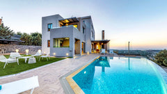 This is a brand-new modern rental with total area of 240 sqm on a plot of 3 acre Chania, Greece Breathtaking View: Private Heated Pool, Chania Entire villa vacation rental 25757211
