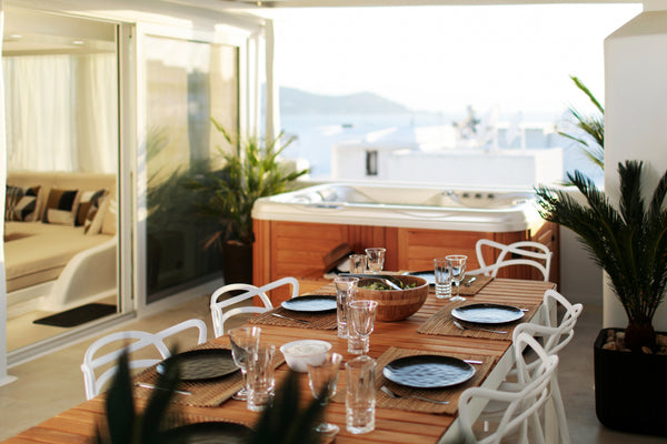 Located on the top floor (3rd), the penthouse features one bedroom, big living r Greece Amazing Penthouse HotTub, BBQ & SeaView Naxos Town Entire serviced apartment vacation rental 44544933
