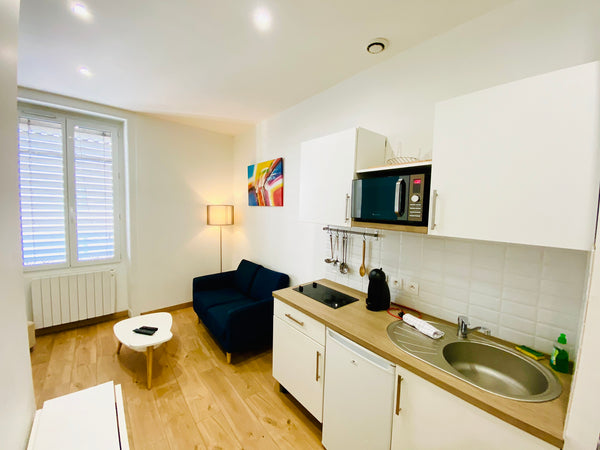 Idéalement placé, il se situe à quelques minutes de la gare de part dieu et son  Lyon, France ⚡️NID DOUILLET CHIC PROCHE GARE PART DIEU Entire rental unit vacation rental 50235541