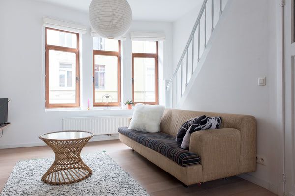 Our flat is a 5 min walk from Dampoort Station. At the station there is a bike r Gent, Belgium Cosy, light vintage design appartment Entire rental unit vacation rental 14963441