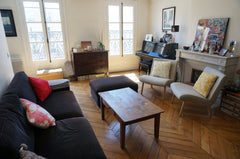 Our apartment (60sqm) has the typical charm of the old Parisian buildings in Le  Paris, France Charming flat in Le Marais Entire rental unit vacation rental 7086080