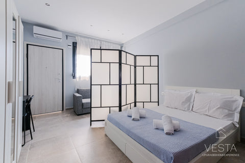 A nicely renovated ground floor studio-apartment, with its own private entrance, Greece Ideal City Studio-Apartment, Vesta Philoxenia Entire rental unit vacation rental 691194351164002098