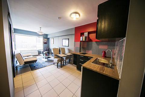 An amazing big and bright apartment in the heart of Antwerp.The apartment has ju Antwerp, Belgium Black and red apartment with a view Entire rental unit vacation rental 19311990