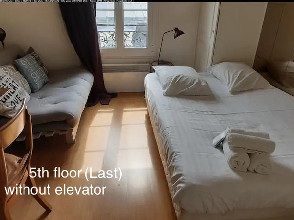 PLEASE LOOK AT ALL THE PICTURES FOR USEFUL INFO BEFORE BOOKING.<br /><br />First Paris, France Small cheap studio. Chill. Lachaise Bastille Entire rental unit vacation rental 15924357